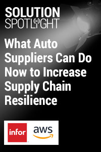 Solution Spotlight: Infor & AWS - What Auto Suppliers Can Do Now to Increase Supply Chain Resilience